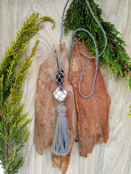 'Your Truth' handmade macrame necklace