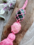 'From my heart to yours' macrame necklace