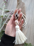'Heart Detox' macrame necklace