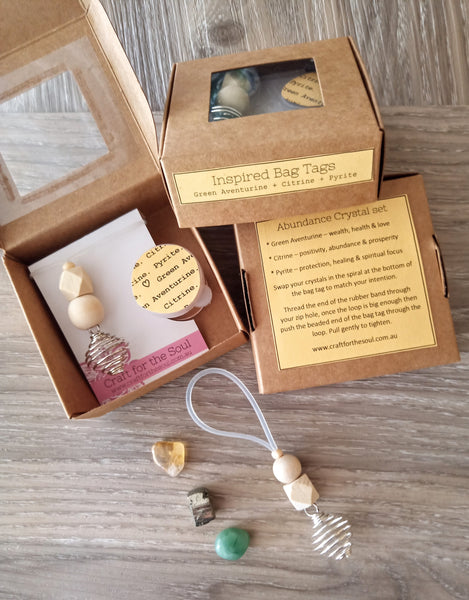 Inspired Bag Charm "Abundance" set